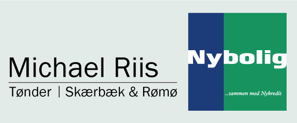 Sponsor Nybolig Tønder Michael Riis Logo